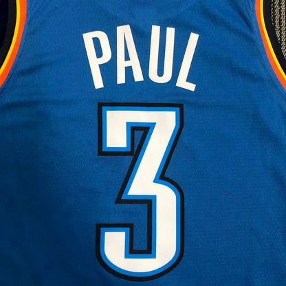 Camisa masculina Chris Paul Swingman azul – Edição Icon