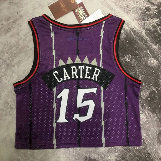 Women’s M&N Anthony Carter Purple Retro Jersey