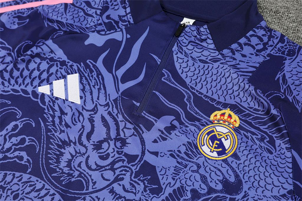 Suéter e calça adulto com zíper médio Real Madrid 2024/25 14001