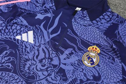 Suéter e calça adulto com zíper médio Real Madrid 2024/25 14001