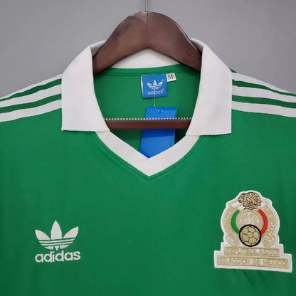 Camisa retrô da seleção do México para a Copa do Mundo de 1986