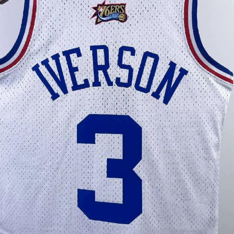 Camisa Allen Iverson All Star Branca Retro Masculina 2003
