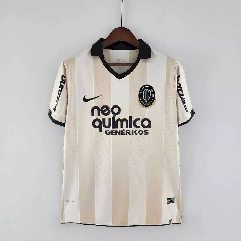 Camisa retrô do Corinthians aniversário de 2010
