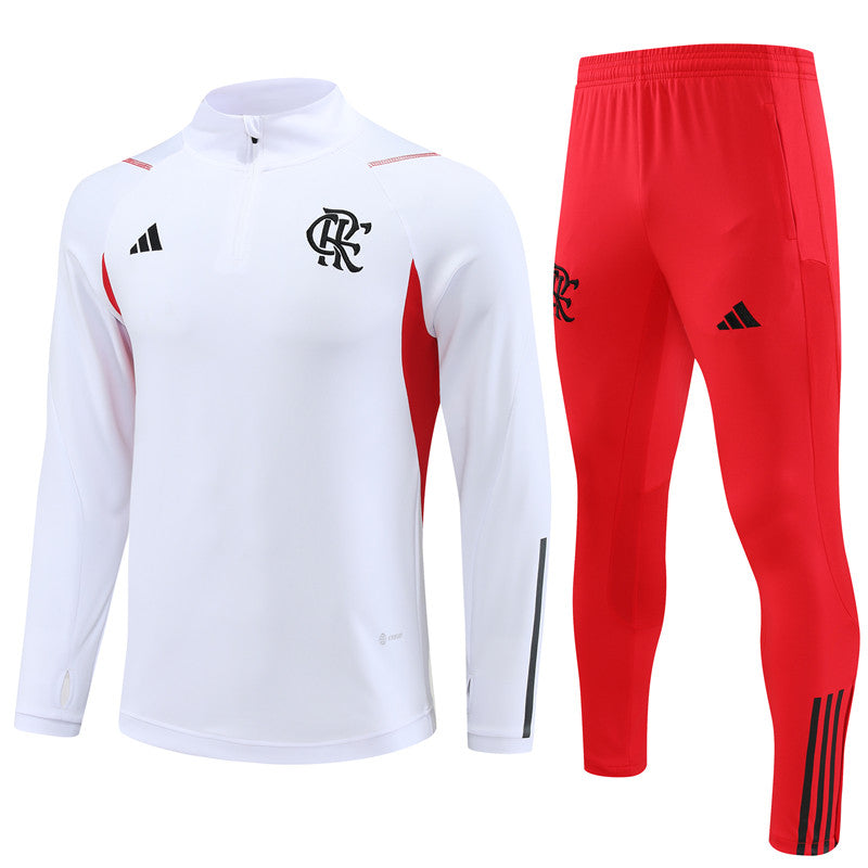 Blusa + Calça Flamengo 2023/24 Meio Zíper Adulto 14001