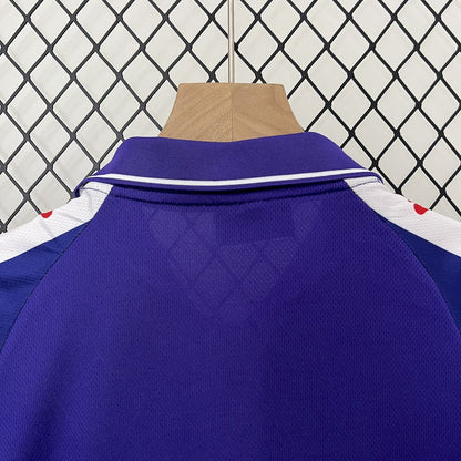 Camisa e shorts retrô infantil da Fiorentina 1998/99