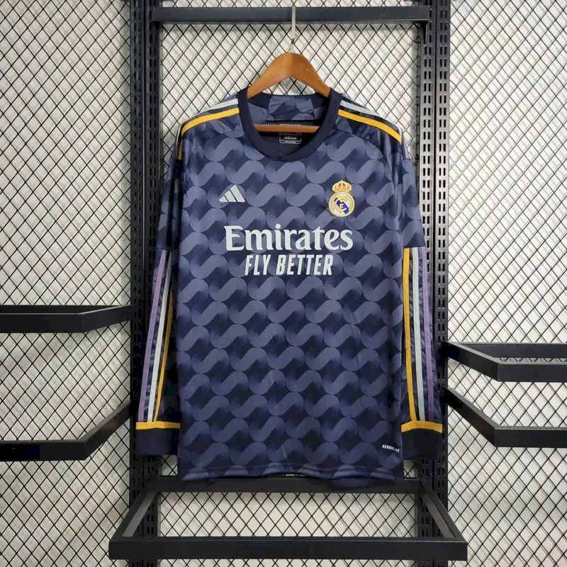 Camisa Real Madrid II 2023/24 de manga comprida