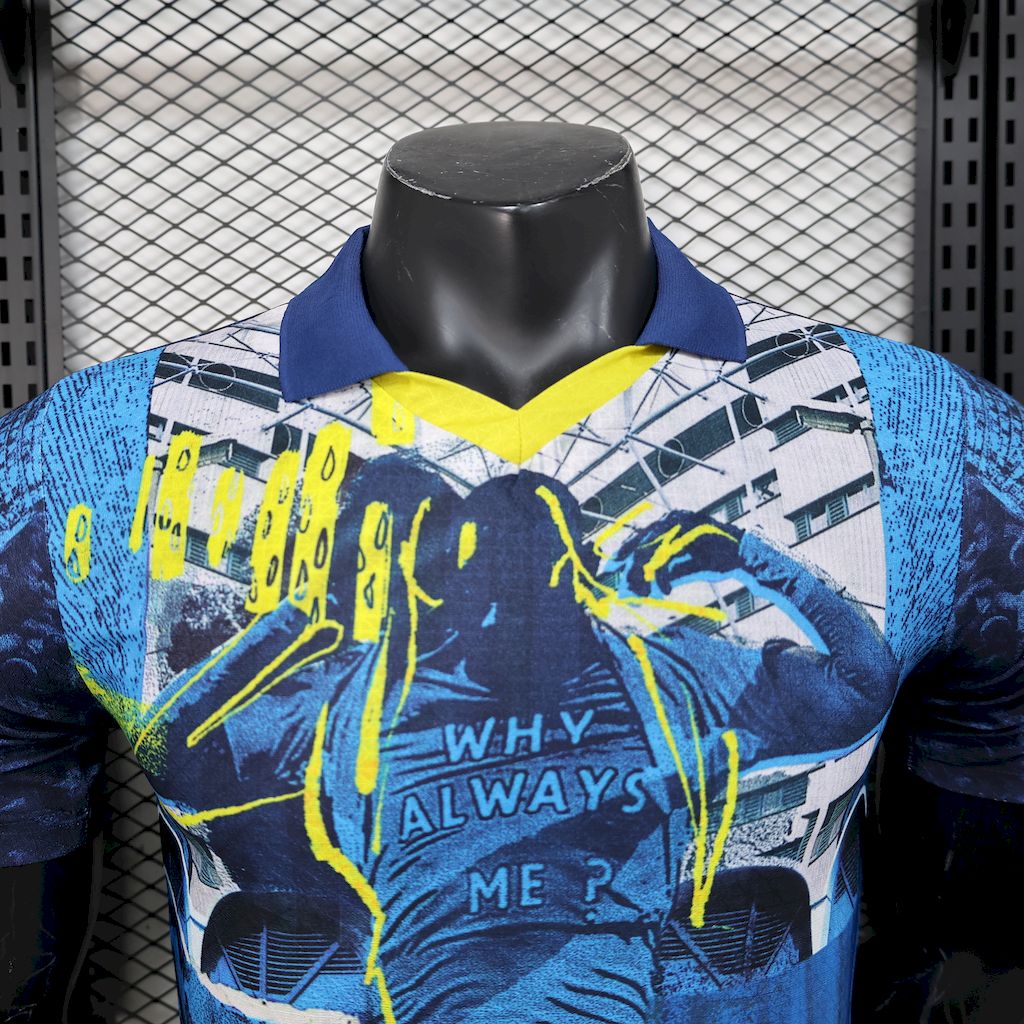 Manchester City 2025/26 Blue Special Edition Jersey Player Version