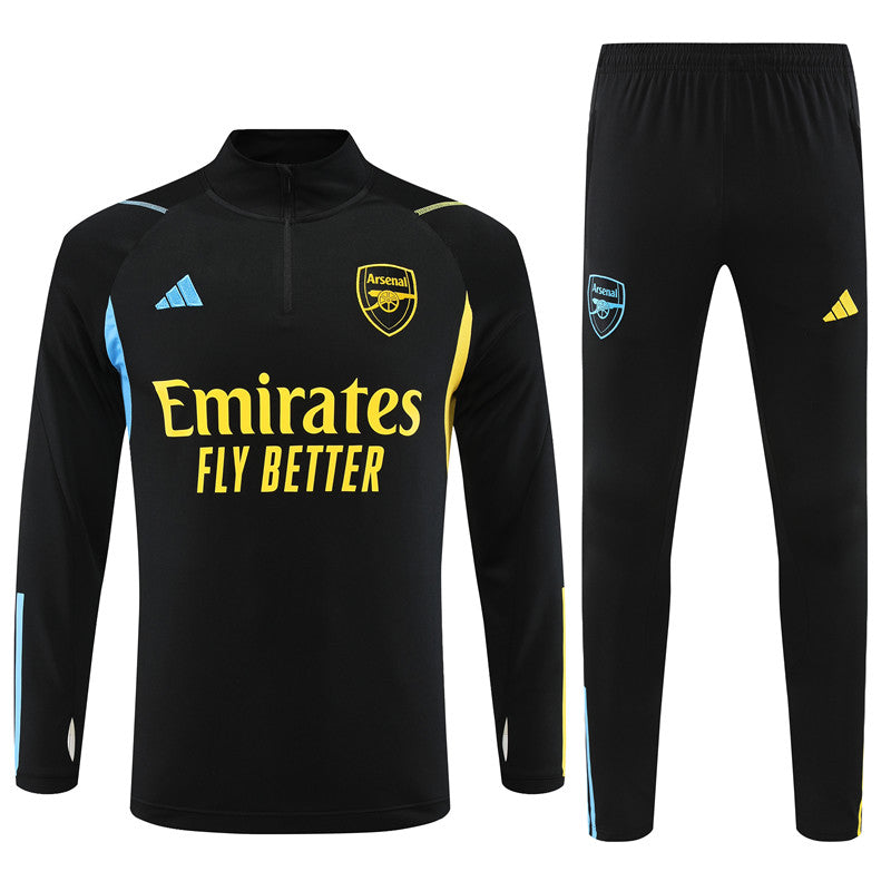Suéter e calça Arsenal 2023/24 com zíper e meio zíper 14001