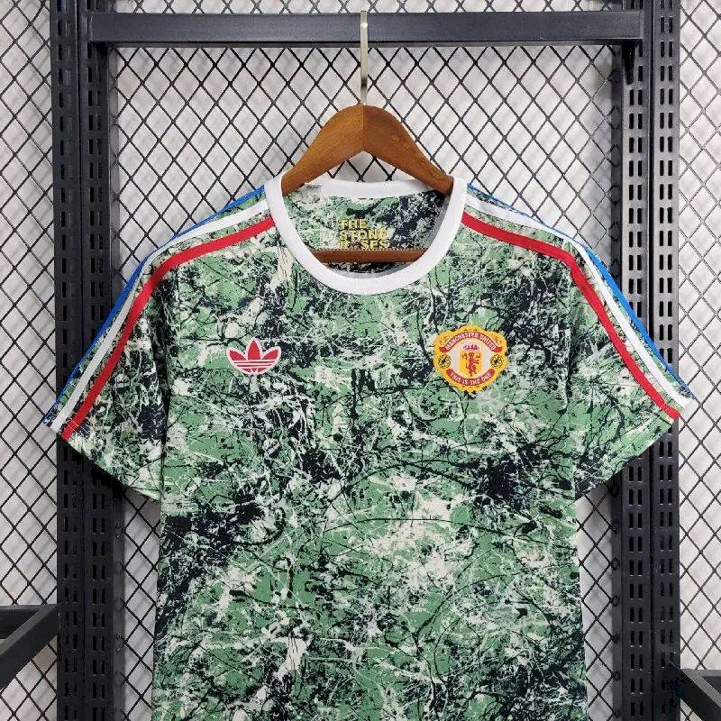 Camisa Stone Roses Originals Icon do Manchester United 2024/25