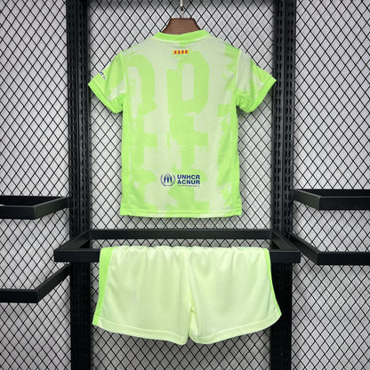 Barcelona 2024/25 Third Kids Kit