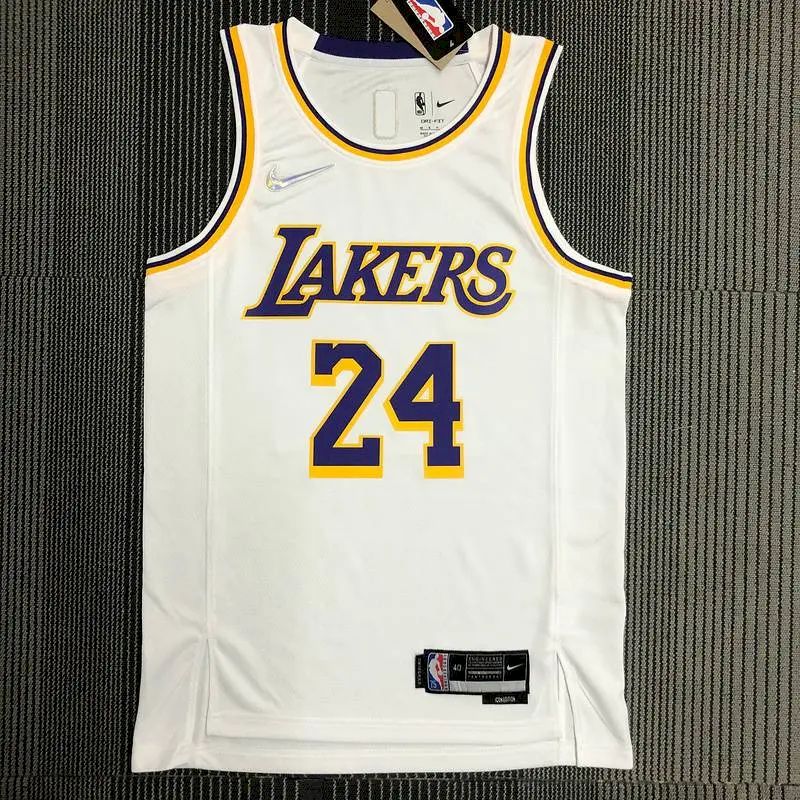Men’s Kobe Bryant White Team Jersey – 75th Anniversary Edition