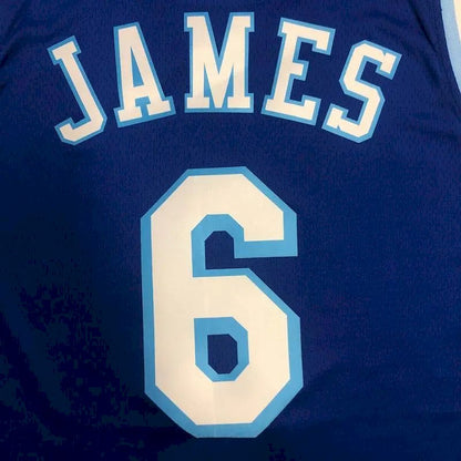 Camisa LeBron James 2021 Azul Masculina Versão Jogador – Edição Clássica