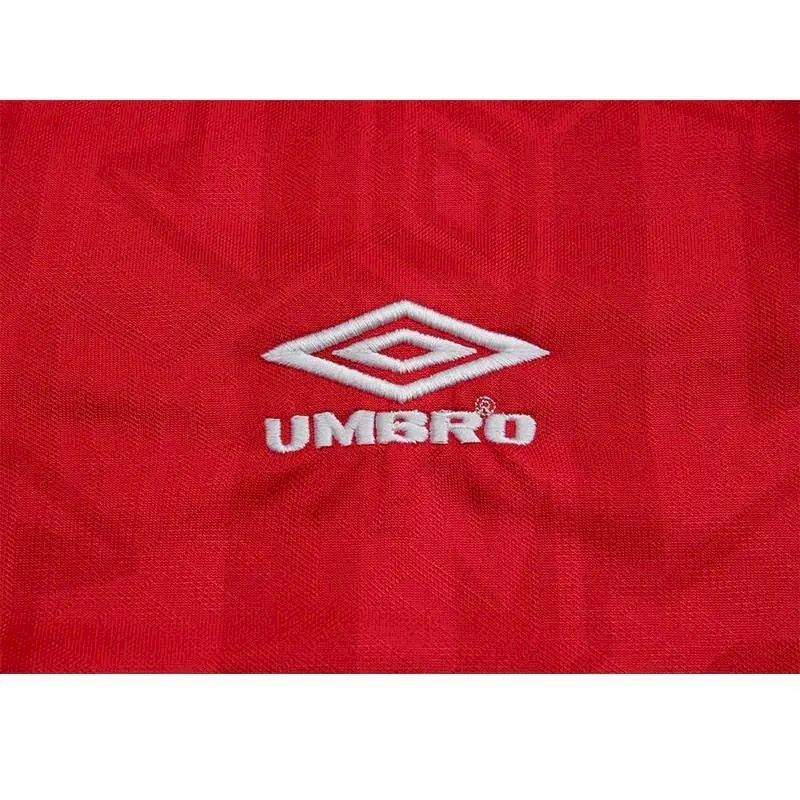 Camisa retrô de mangas compridas do Manchester United 1992/94