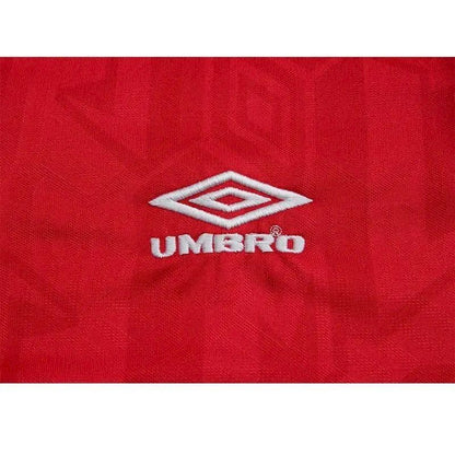 Camisa retrô de mangas compridas do Manchester United 1992/94