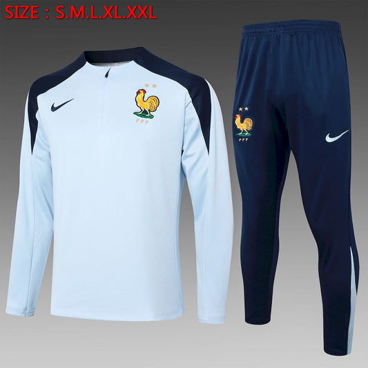 France 2024/25 Half-Zip Adult Sweater+Pant 815