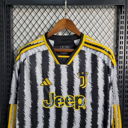 Juventus 2023/24 Home Long Sleeves Jersey