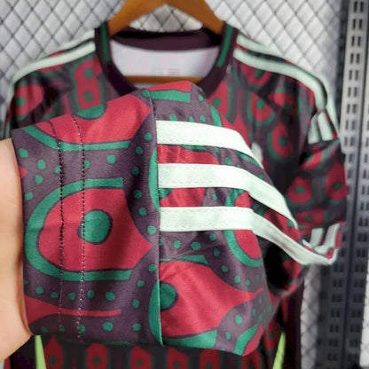 Men's Mexico 2024/25 Home Long Sleeve Jersey