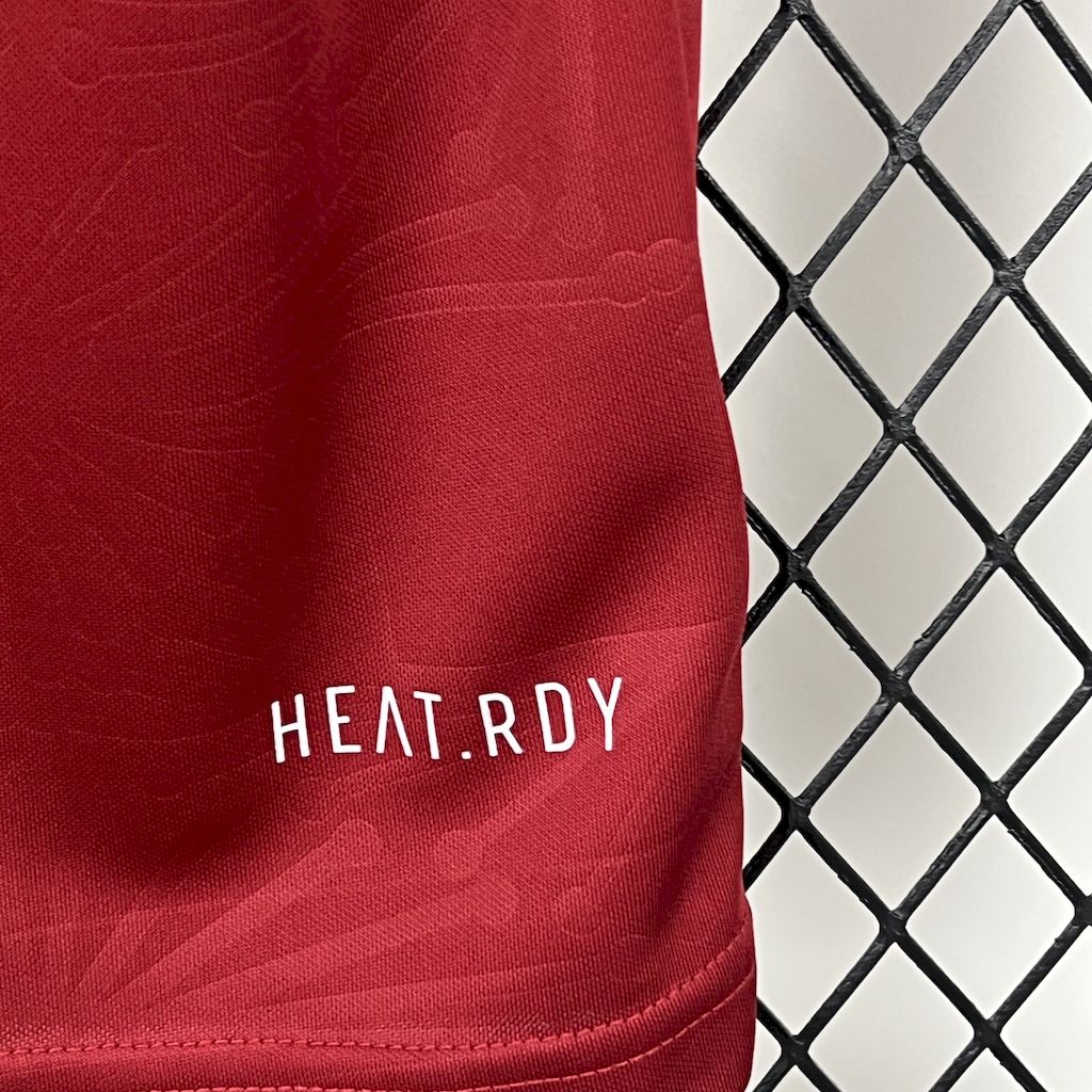 Men's Mexico 2025/26 Gold- Red Jersey