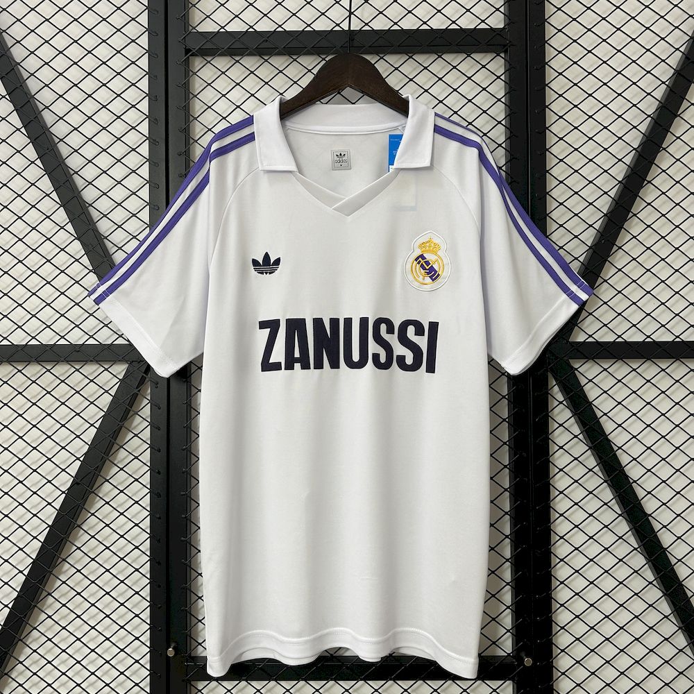 Camisa retrô do Real Madrid 1984/85