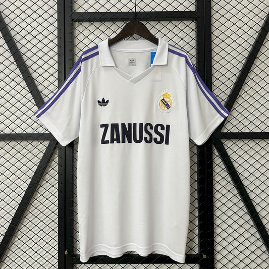 Camisa retrô do Real Madrid 1984/85