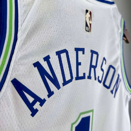 Camisa Kyle Anderson Retro Masculina 2024 Branca