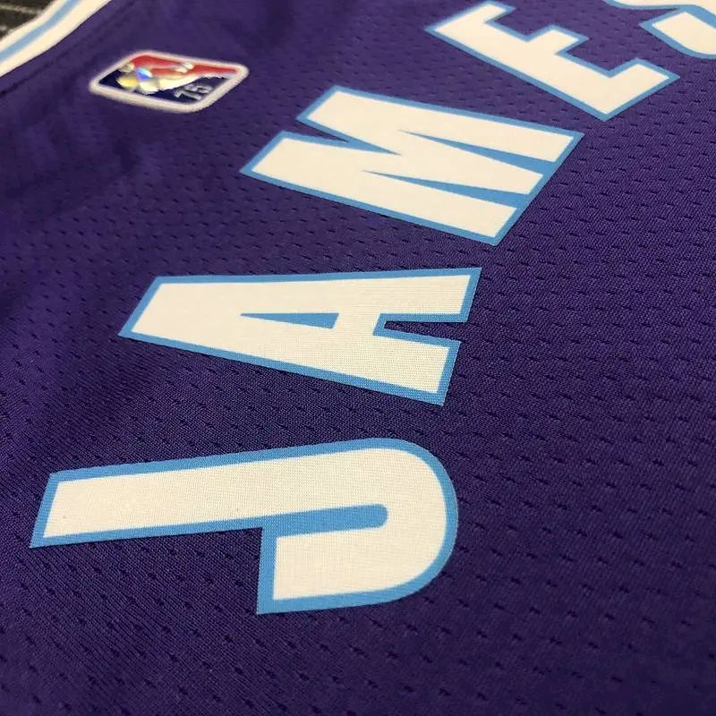 Men’s LeBron James Purple Team Jersey – 75th Anniversary City Edition