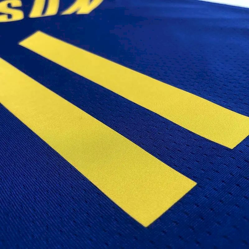 Camisa azul masculina do time Klay Thompson – Edição de 75º aniversário