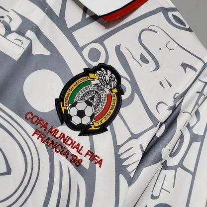 Camisa reserva retrô do México 1998
