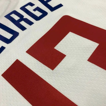 Camisa Paul George White Masculina – Edição de 75º Aniversário