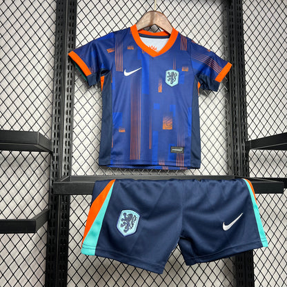 Kit reserva infantil Holanda 2024/25 Euro