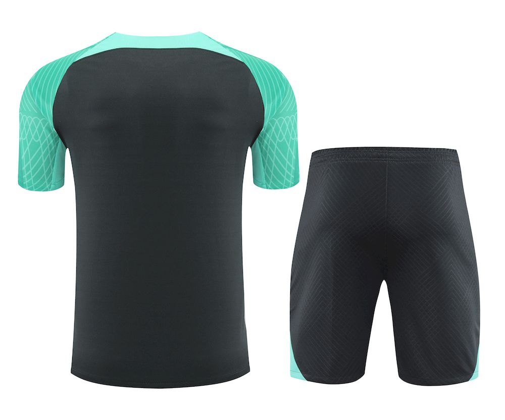 Camisa de treino adulto Barcelona 2023/24 + short 418