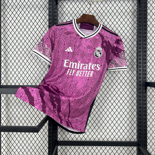 Camisa Real Madrid 2024/25 Roxo Pastel