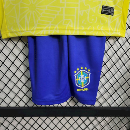 Kids Brazil 2024/25 Home Kit