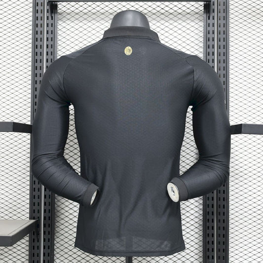 Ac Milan 2024/25 125Th Black Goalkeeper Retro Long Sleeves Jersey Player Version