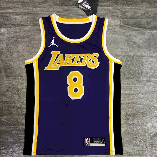 Camisa masculina Kobe Bryant 2020-21 roxa Swingman versão jogador – Edição Statement