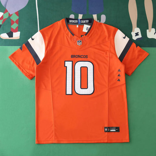 Jersey NFL Denver Broncos Bo Nix 10