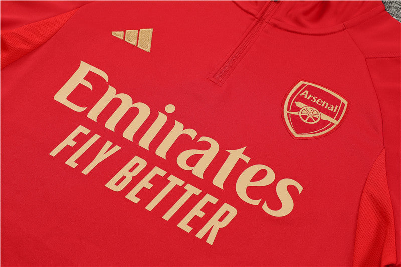 Suéter e calça Arsenal 2023/24 com zíper e meio zíper 14001