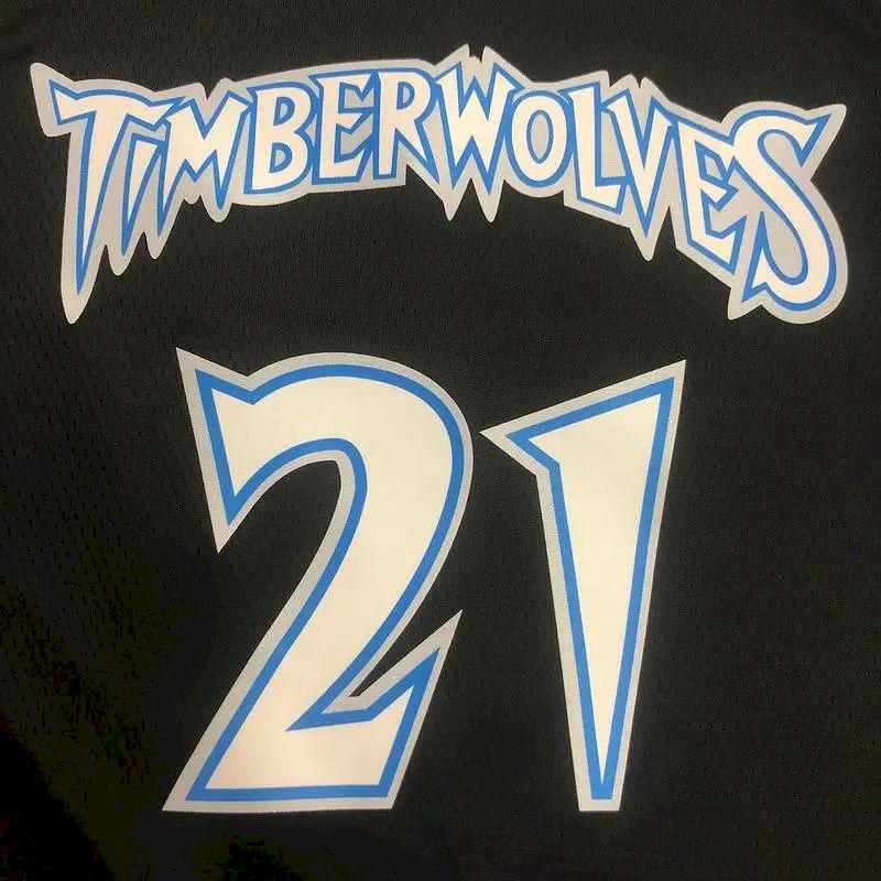 Camisa preta masculina Kevin Garnett Swingman – Edição Clássica