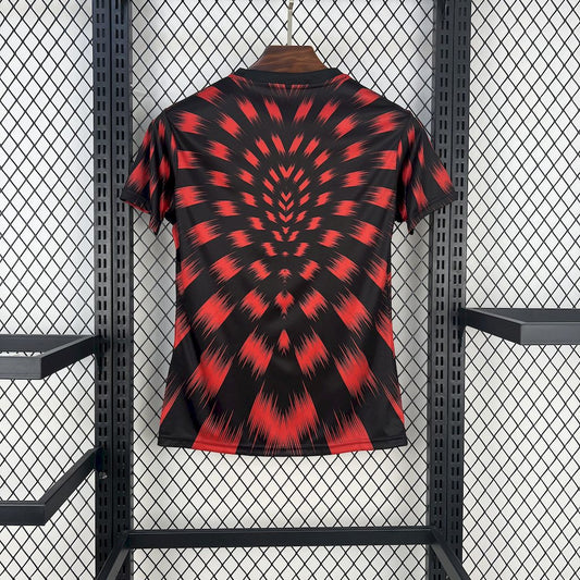 Camisa feminina pré-jogo do Flamengo 2025/26