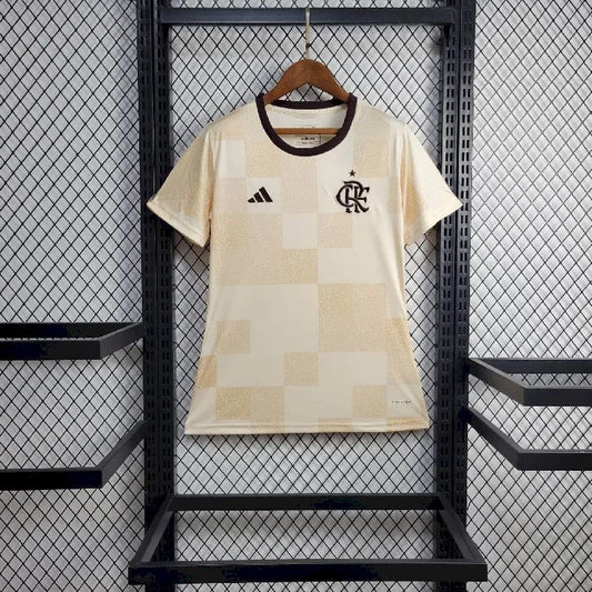 Camisa feminina pré-jogo do Flamengo 2024/25