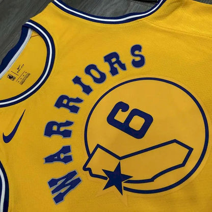 Camisa amarela masculina Nick Young versão jogador – Edição clássica