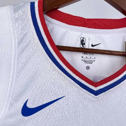 Men’s 2023 Paul George White Home Team Jersey