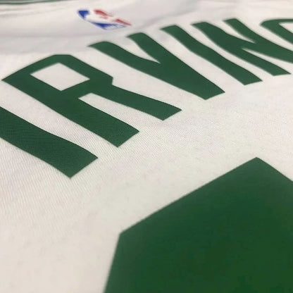 Camisa Kyrie Irving branca masculina versão jogador - edição associação
