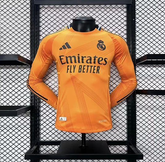 Camisa Real Madrid II 2024/25 de manga comprida, versão jogador