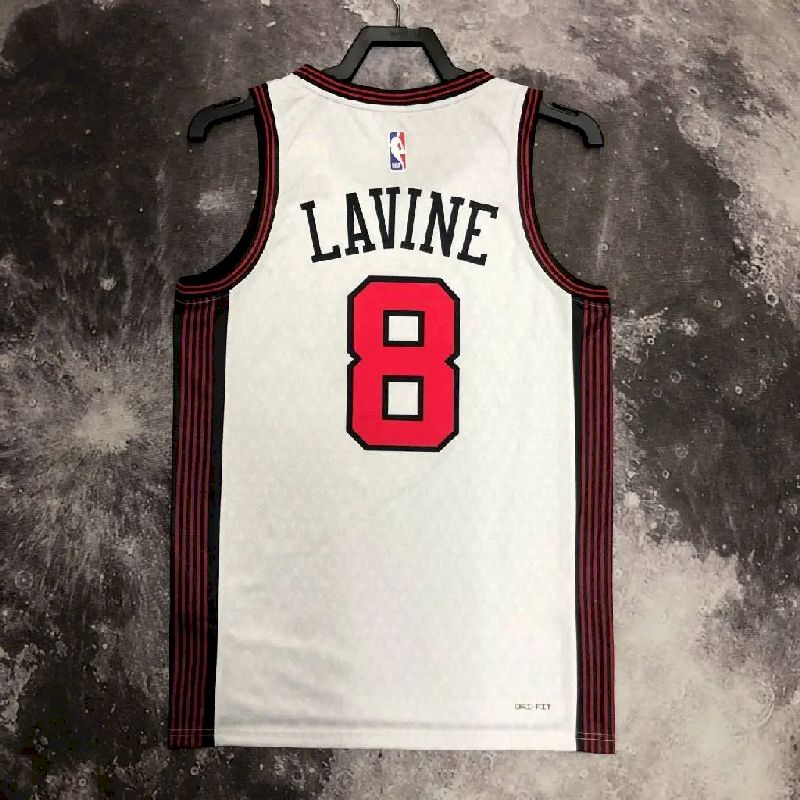 Camisa Zach LaVine Branca Masculina – Edição Cidade