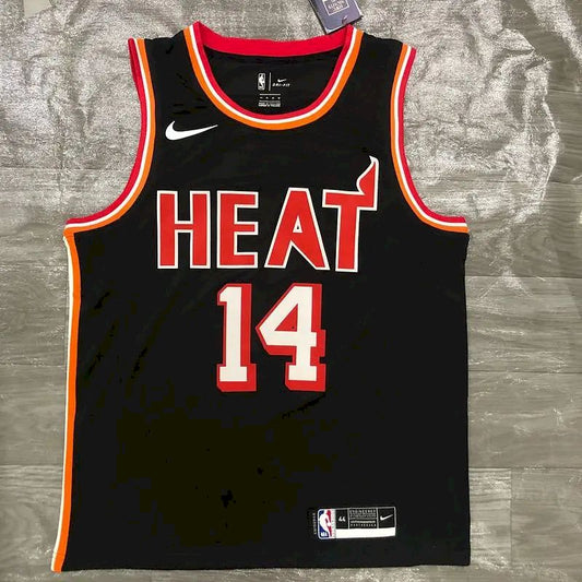 Camisa masculina Tyler Herro Black Classics Swingman Player Version
