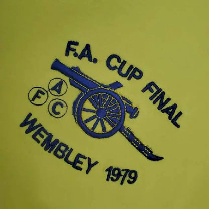 Camisa reserva retrô de manga comprida do Arsenal 1971/79
