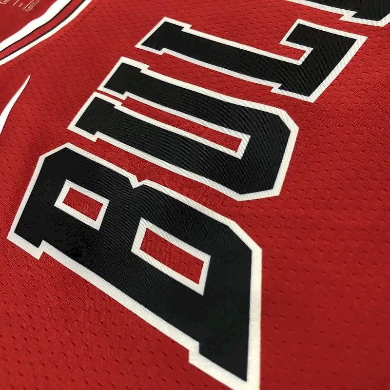 Camisa masculina vermelha Swingman da Lonzo Ball – Edição Icon