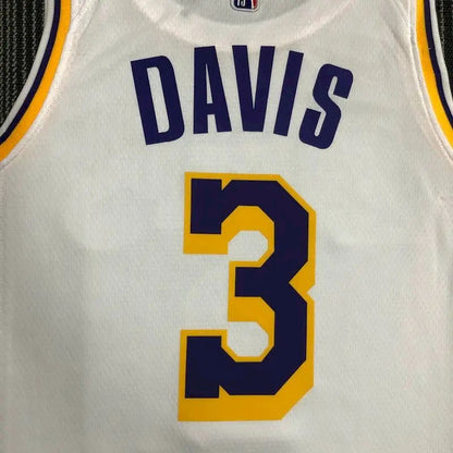 Camisa branca masculina Anthony Davis Team – Edição de 75º aniversário