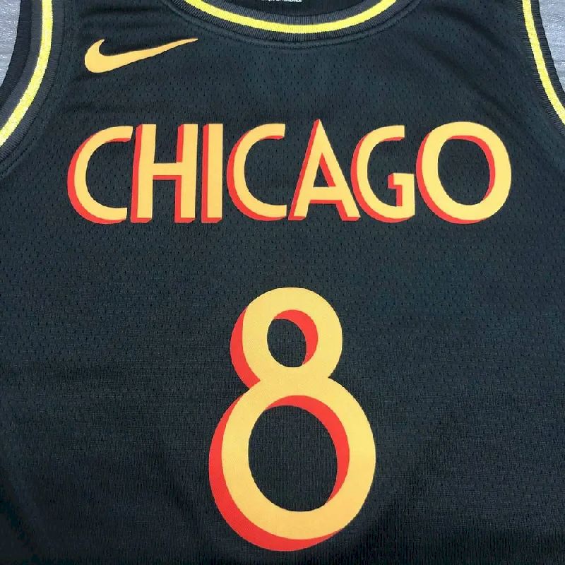 Camisa Zach LaVine Preta Versão Jogador Masculina – Edição City
